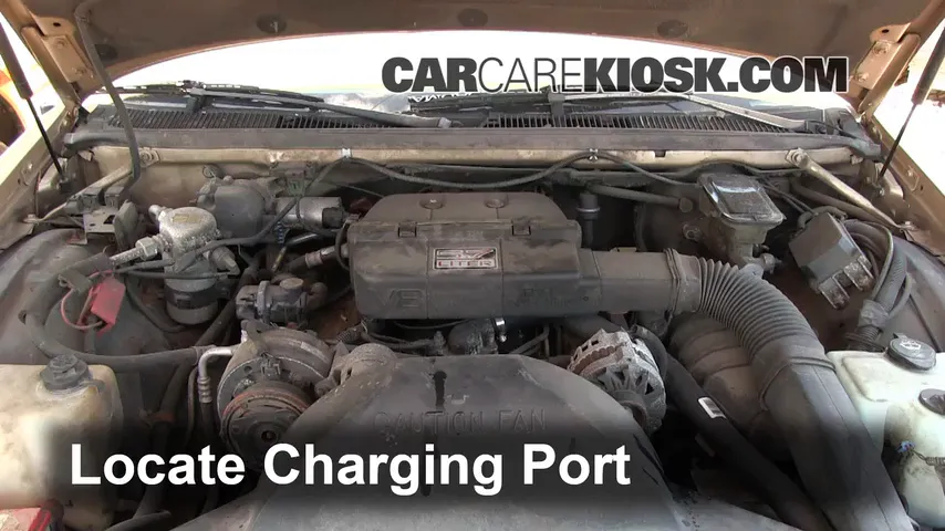1993 Buick Roadmaster Estate Wagon 5.7L V8 Air Conditioner Recharge Freon